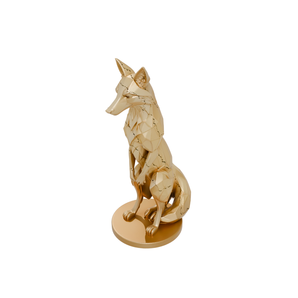Gold Geo Flexi Red Fox