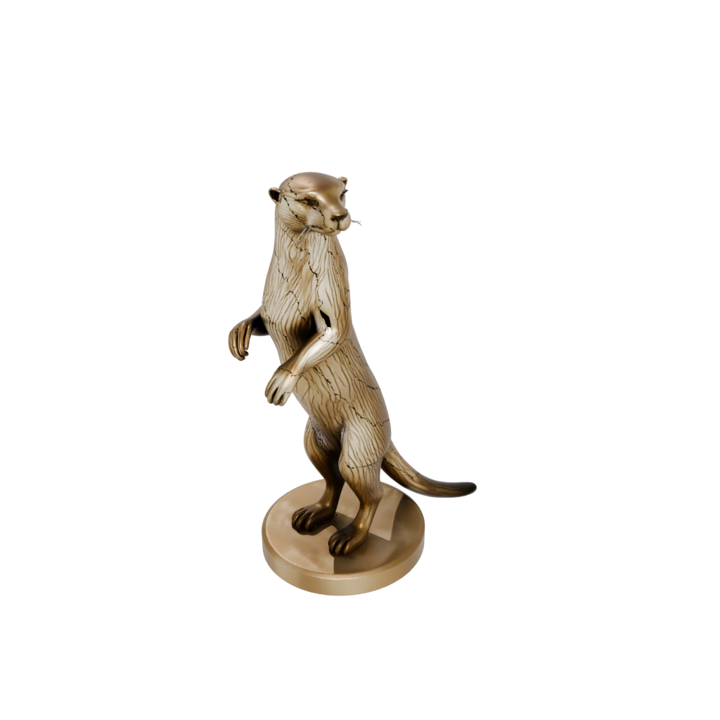Gold Geo Flexi River Otter