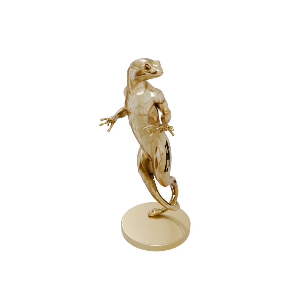Gold Geo Flexi Salamander