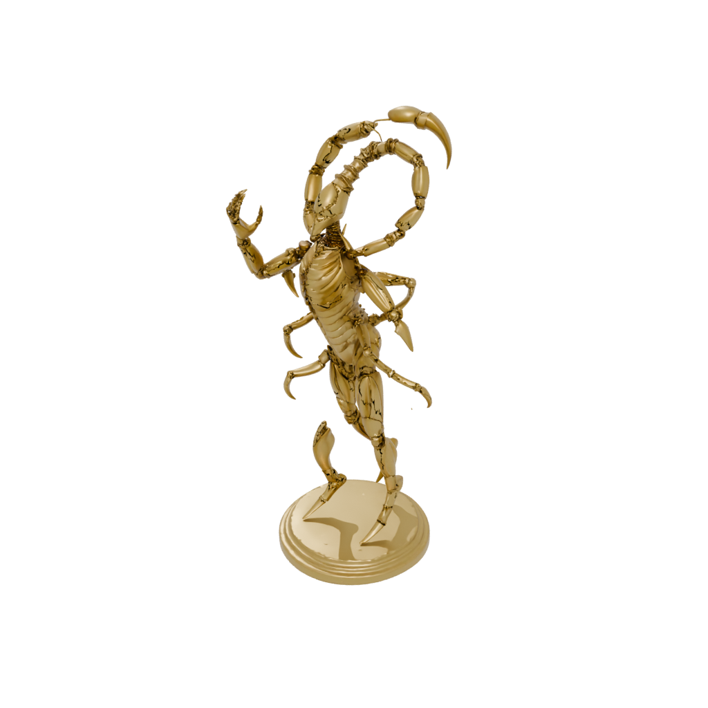 Gold Geo Flexi Scorpion
