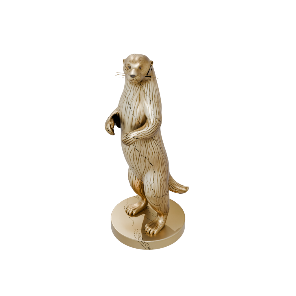 Gold Geo Flexi Sea Otter
