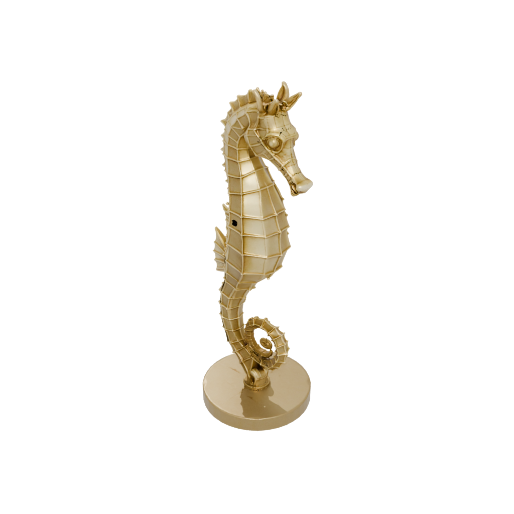 Gold Geo Flexi Seahorse