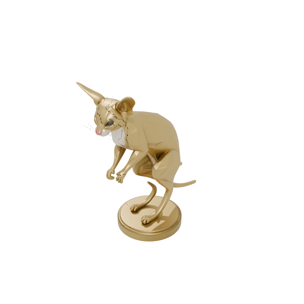 Gold Geo Flexi Sugar Glider
