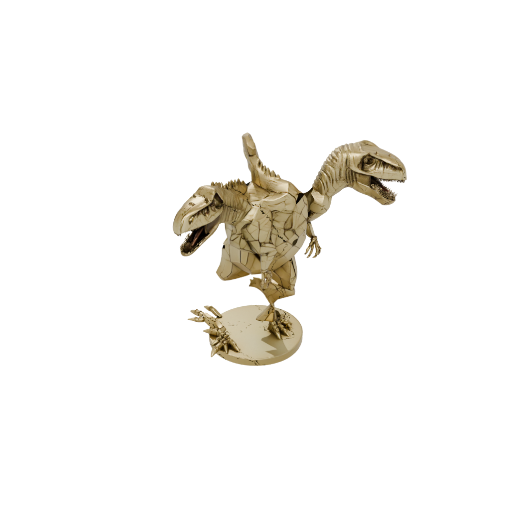 Gold Geo Flexi Tyrannosaurus Rex