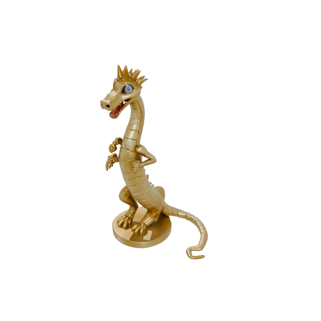 Gold Kawaii Flexi King Cobra