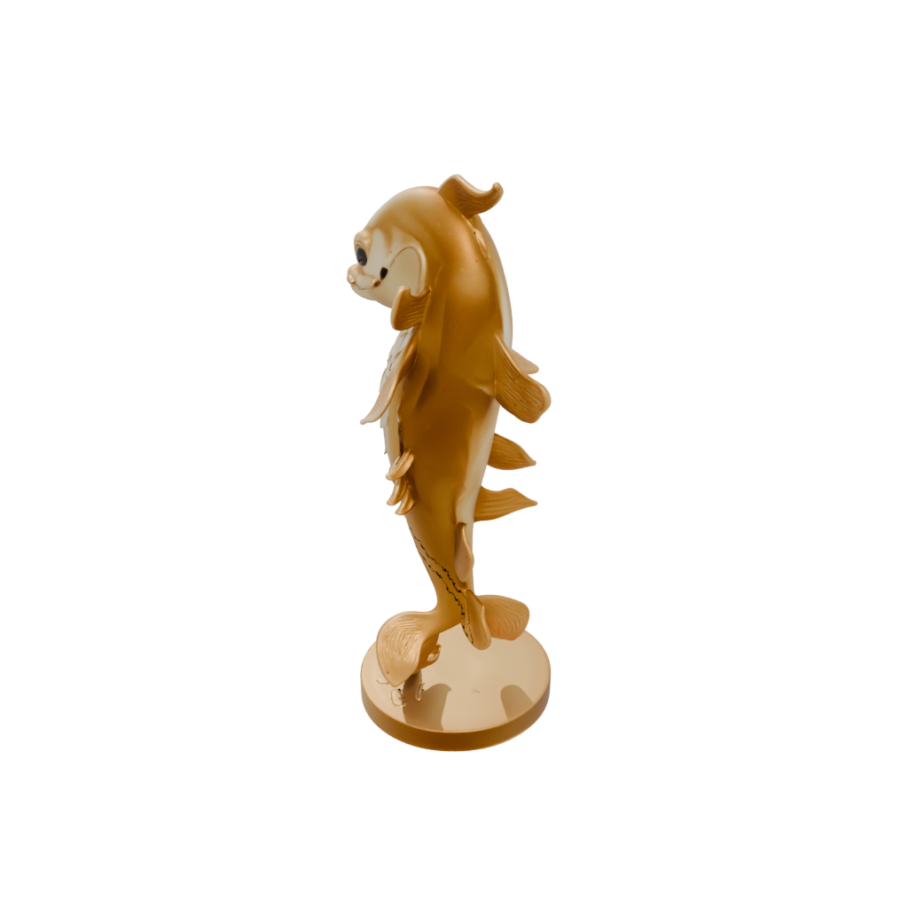 Gold Kawaii Flexi Koi Fish