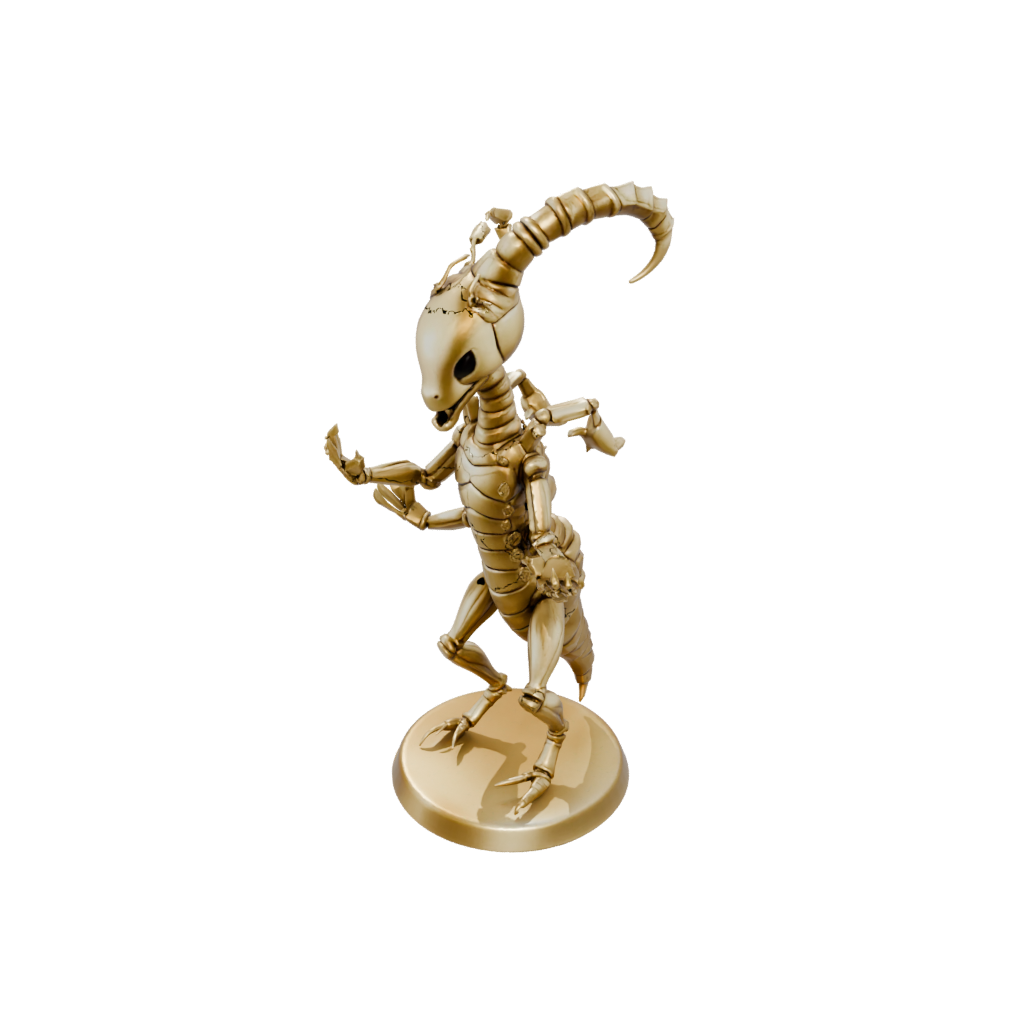 Gold Kawaii Flexi Scorpion