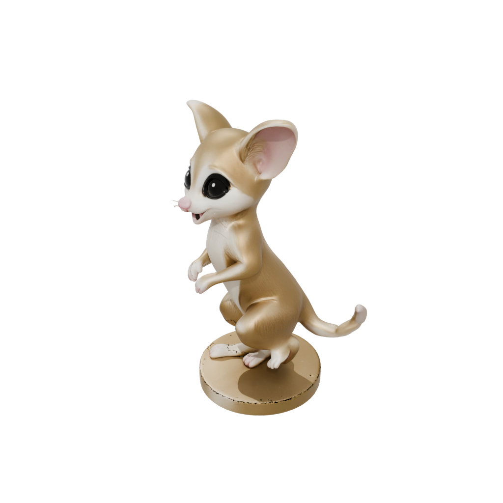 Gold Kawaii Flexi Sugar Glider