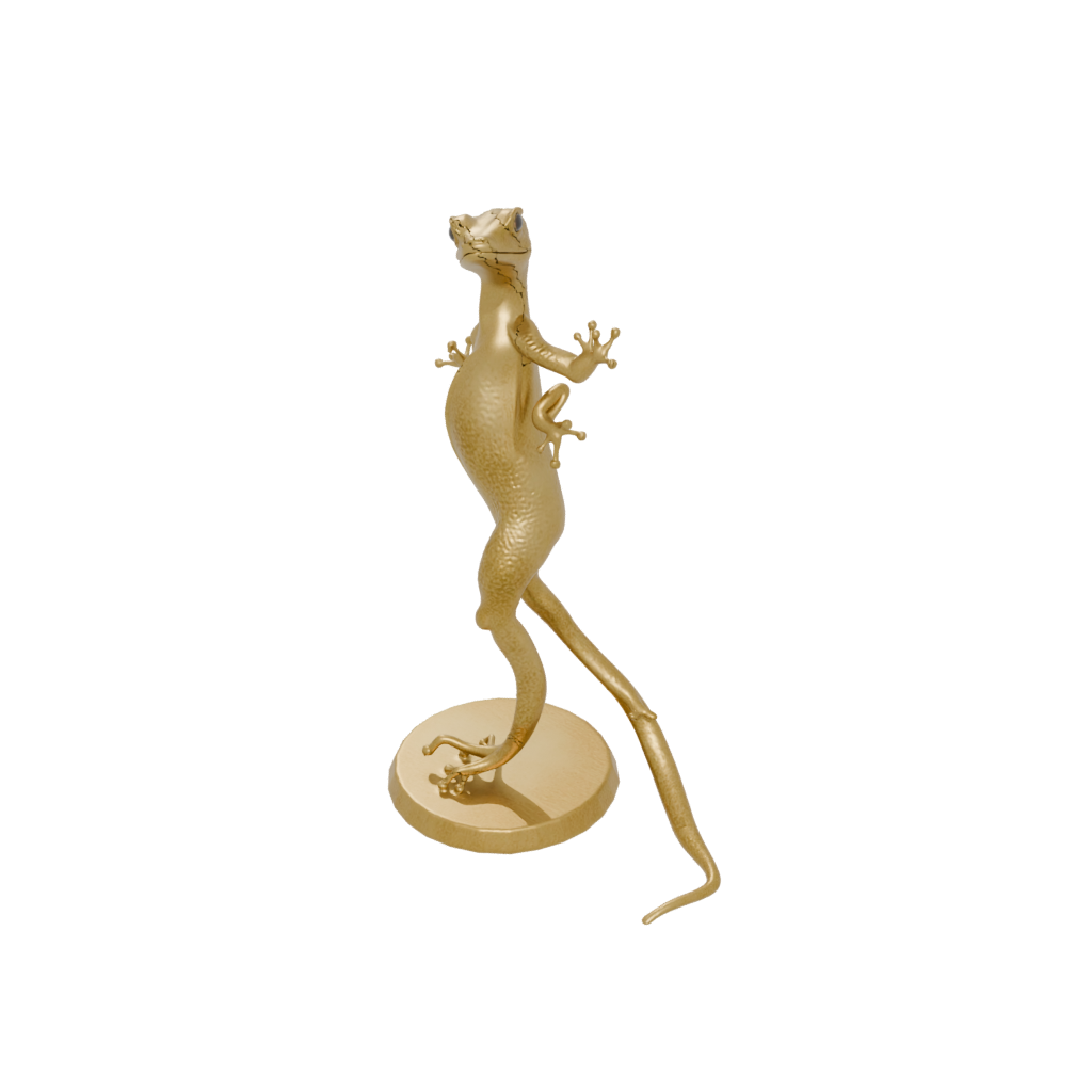 Gold Realistic Flexi Gecko