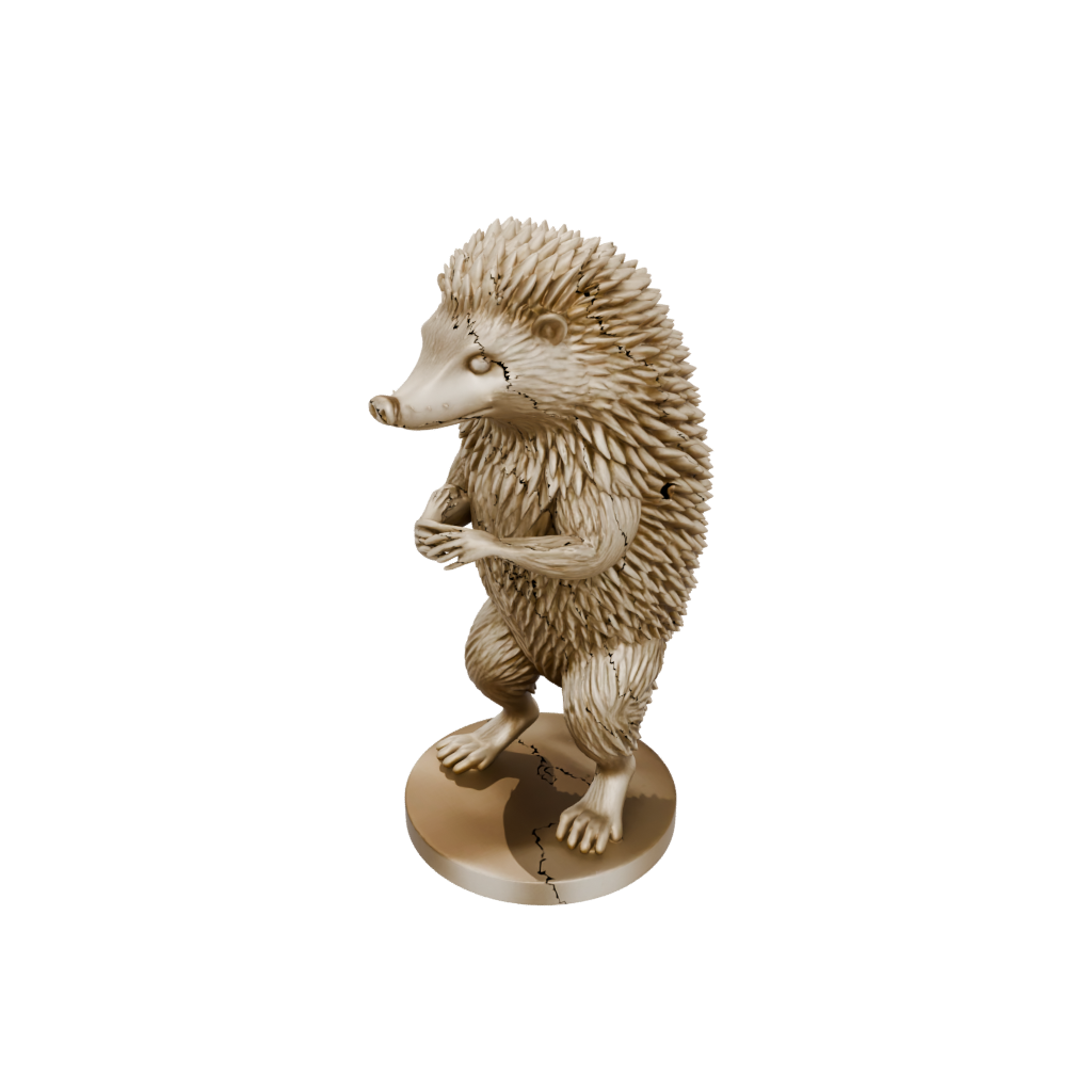 Gold Realistic Flexi Hedgehog