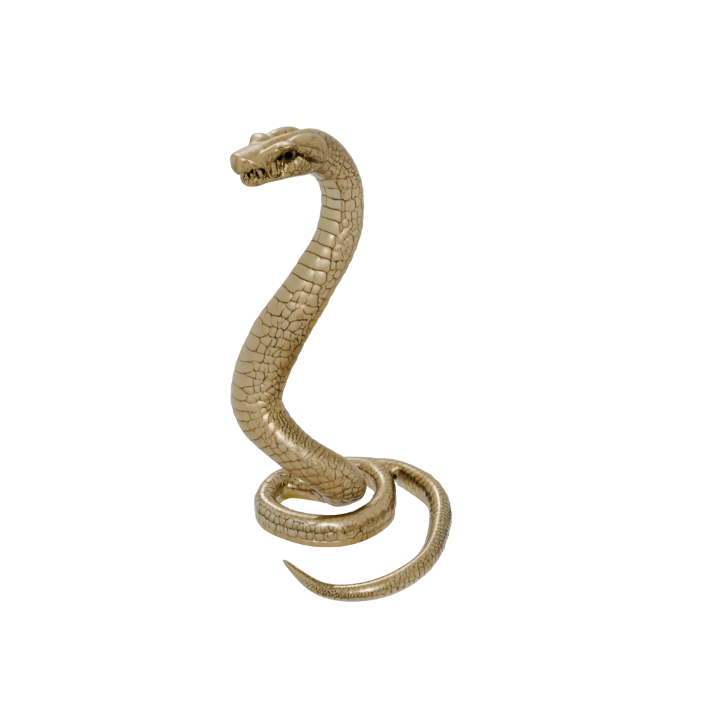 Gold Realistic Flexi King Cobra