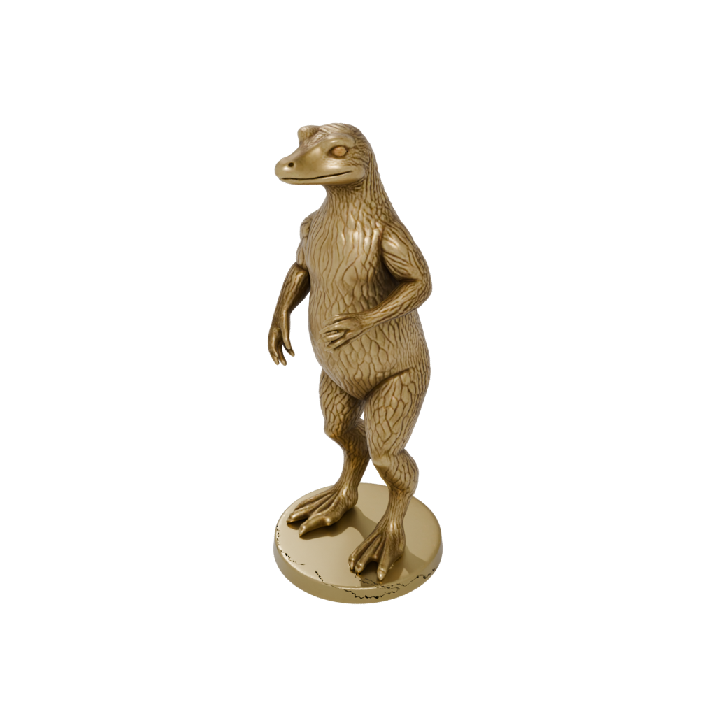 Gold Realistic Flexi Platypus
