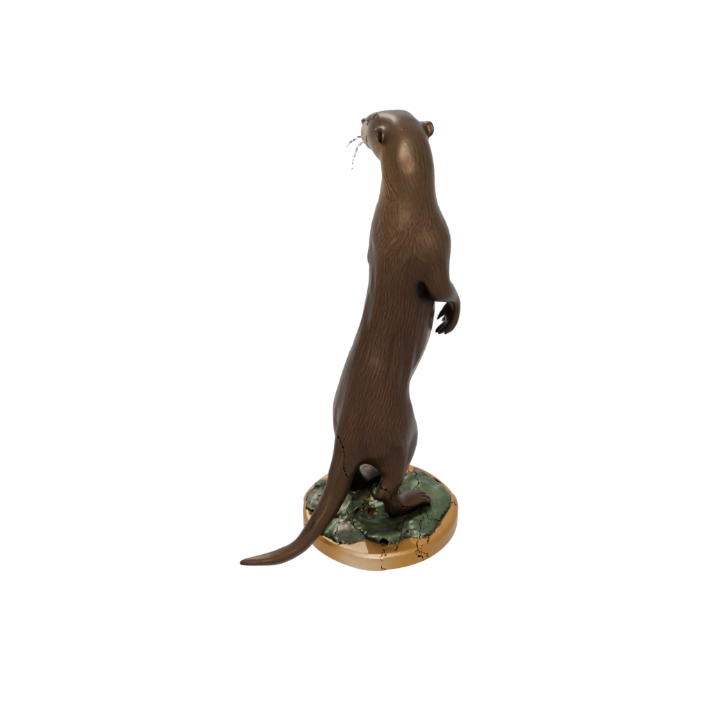 Gold Realistic Flexi River Otter