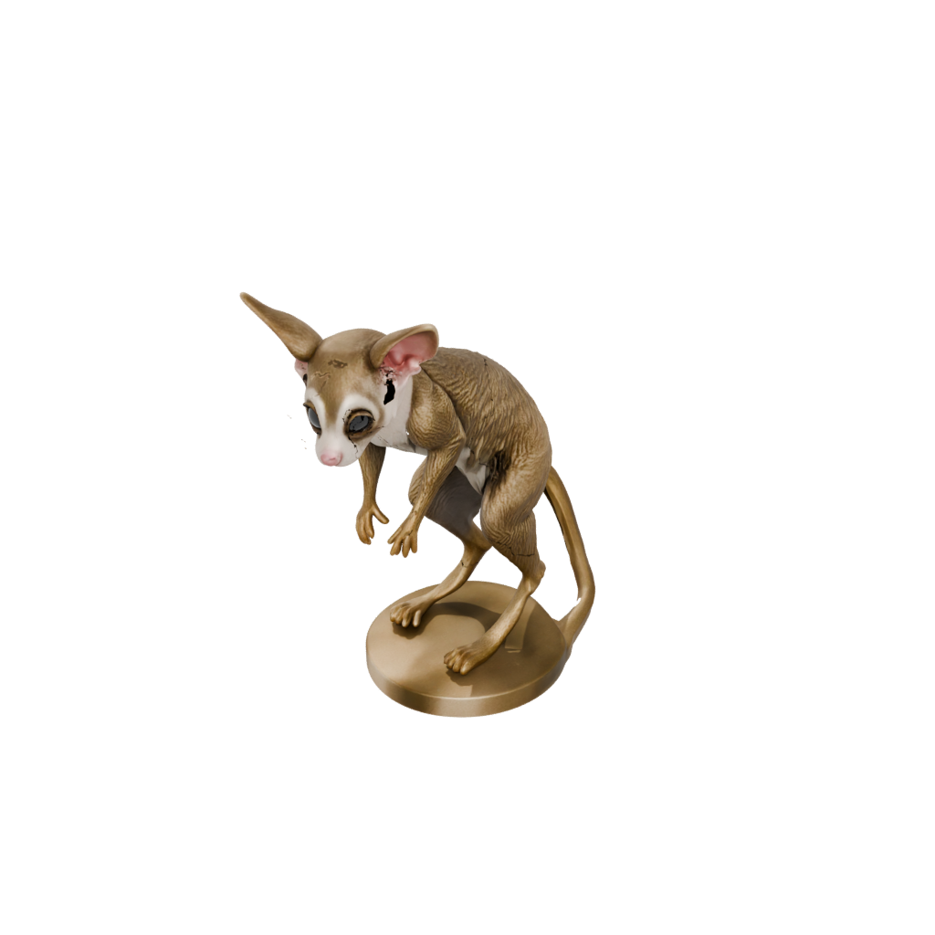 Gold Realistic Flexi Sugar Glider