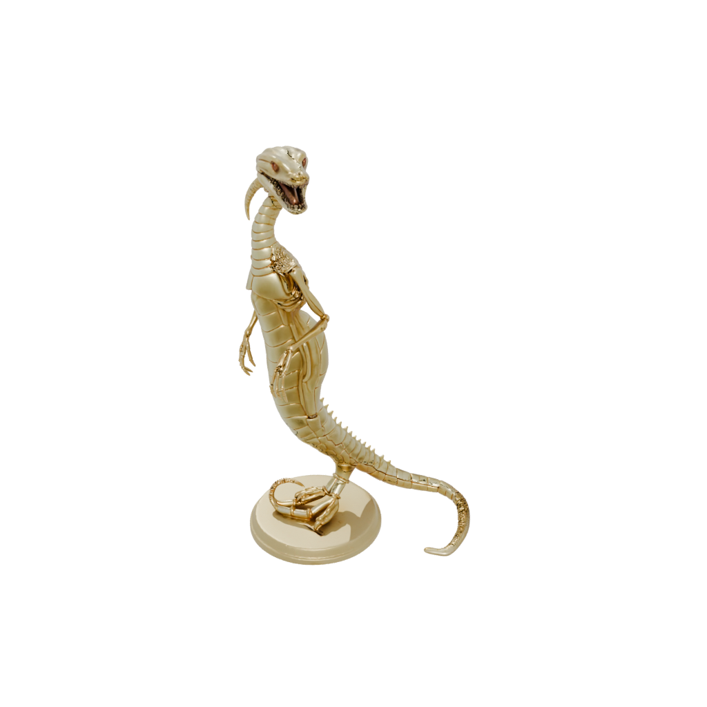 Gold Skeleton Flexi King Cobra