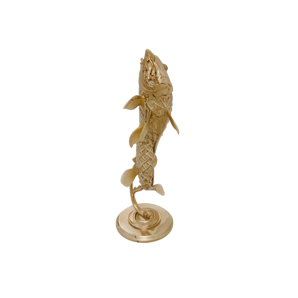Gold Skeleton Flexi Koi Fish