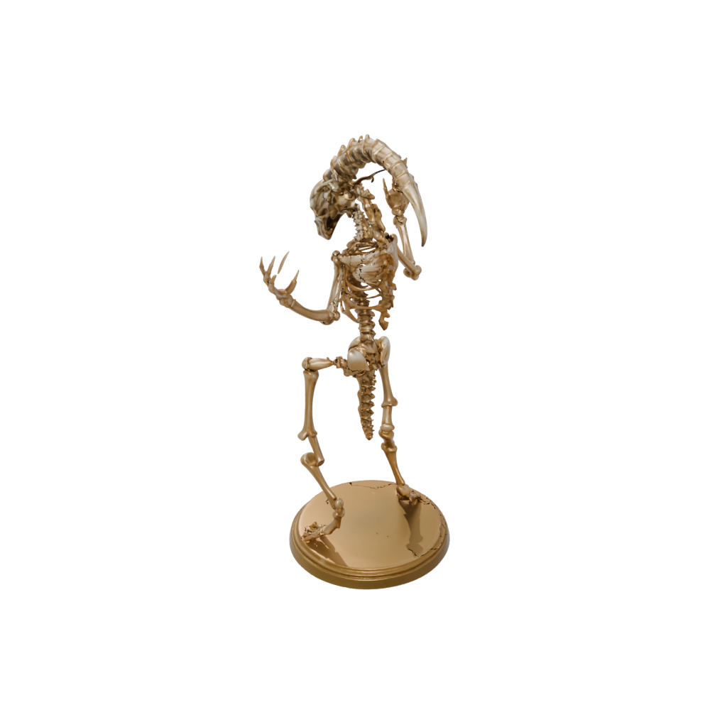 Gold Skeleton Flexi Scorpion