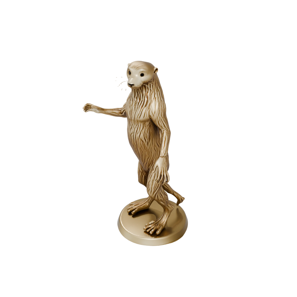Gold Skeleton Flexi Sea Otter