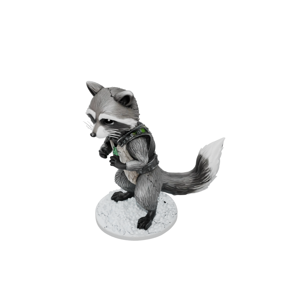 Holiday Armored Flexi Raccoon