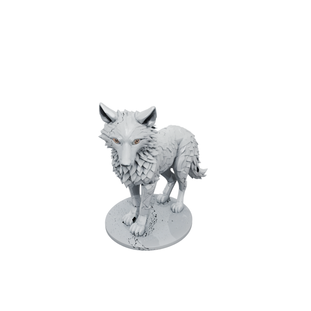Holiday Armored Flexi Wolf Pup