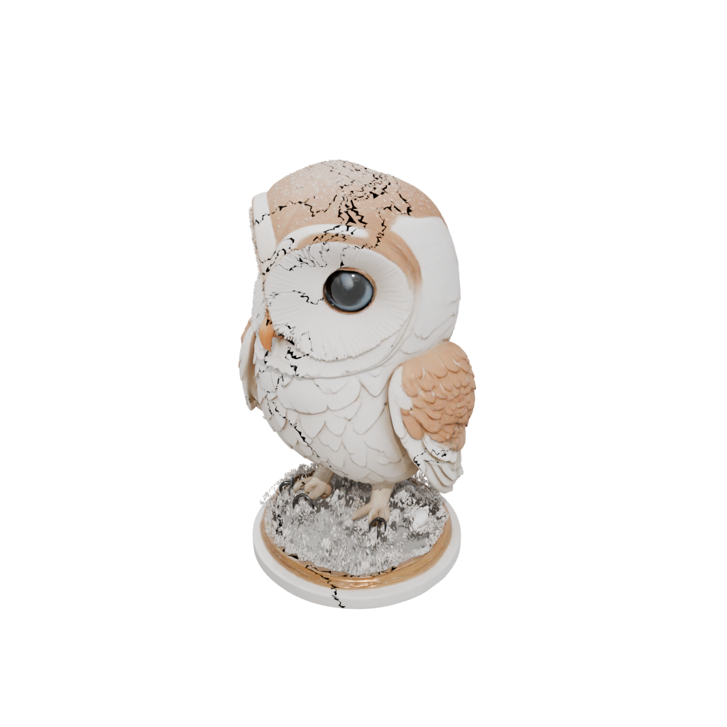 Holiday Chibi Flexi Barn Owl