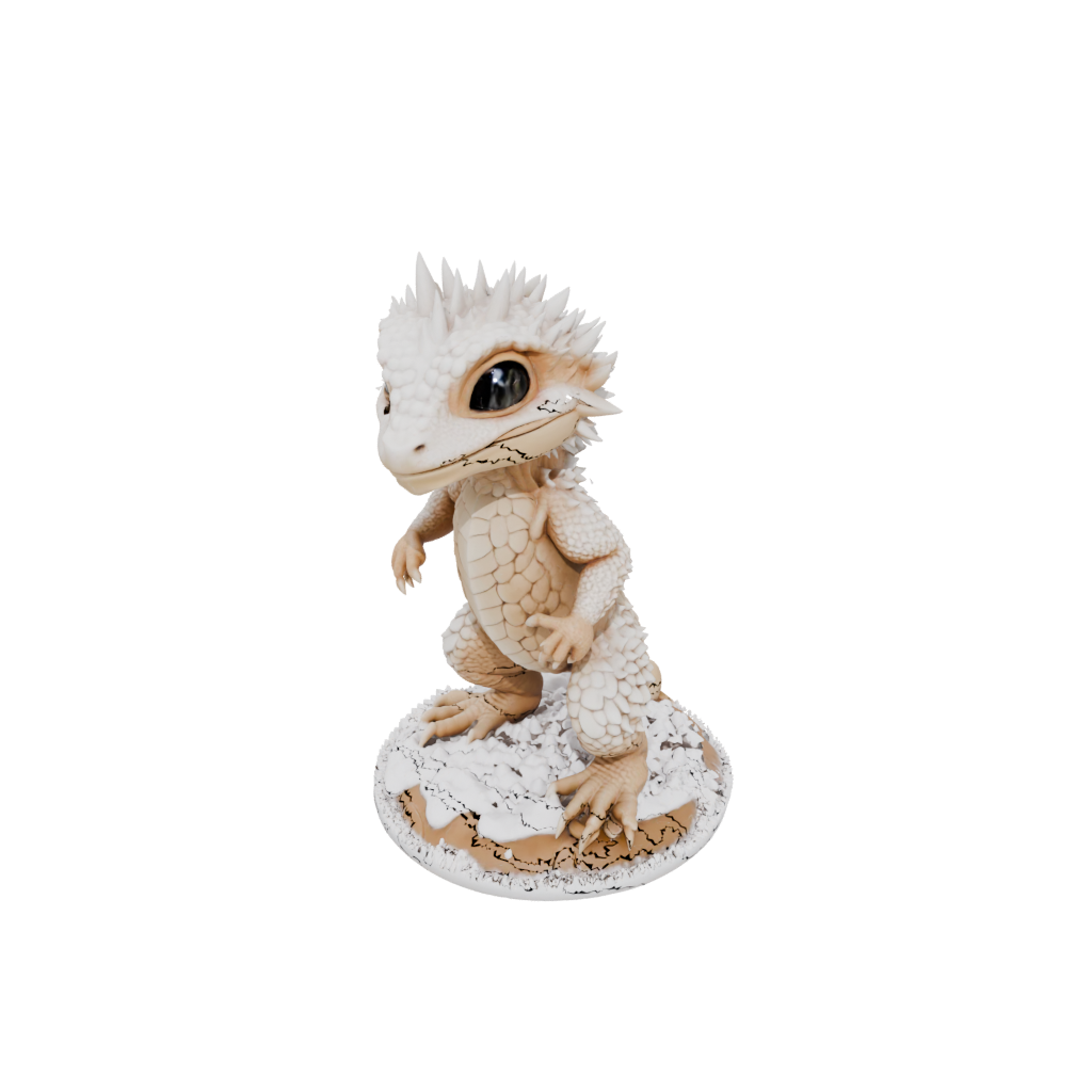 Holiday Chibi Flexi Bearded Dragon