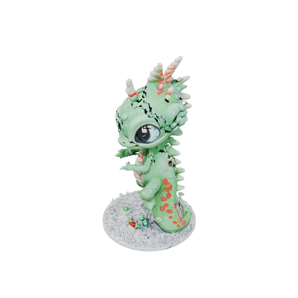 Holiday Chibi Flexi Chameleon