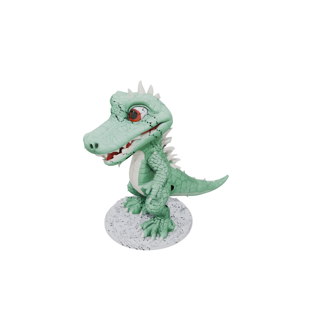Holiday Chibi Flexi Crocodile