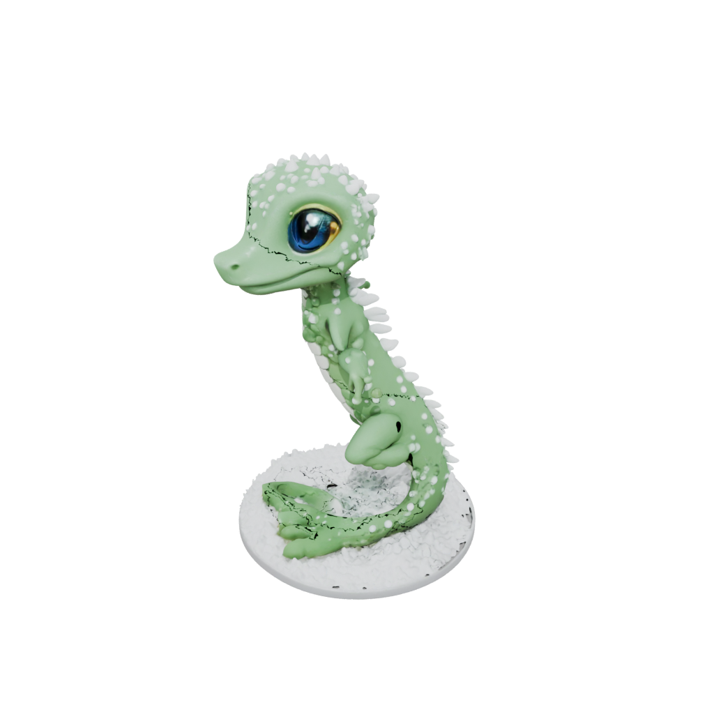 Holiday Chibi Flexi Gecko