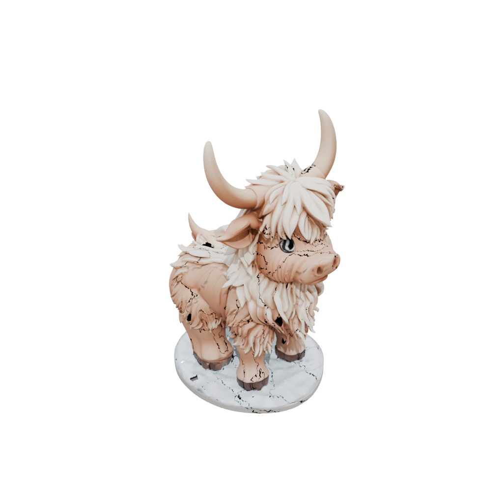 Holiday Chibi Flexi Highland Cow
