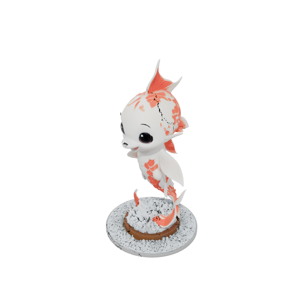Holiday Chibi Flexi Koi Fish