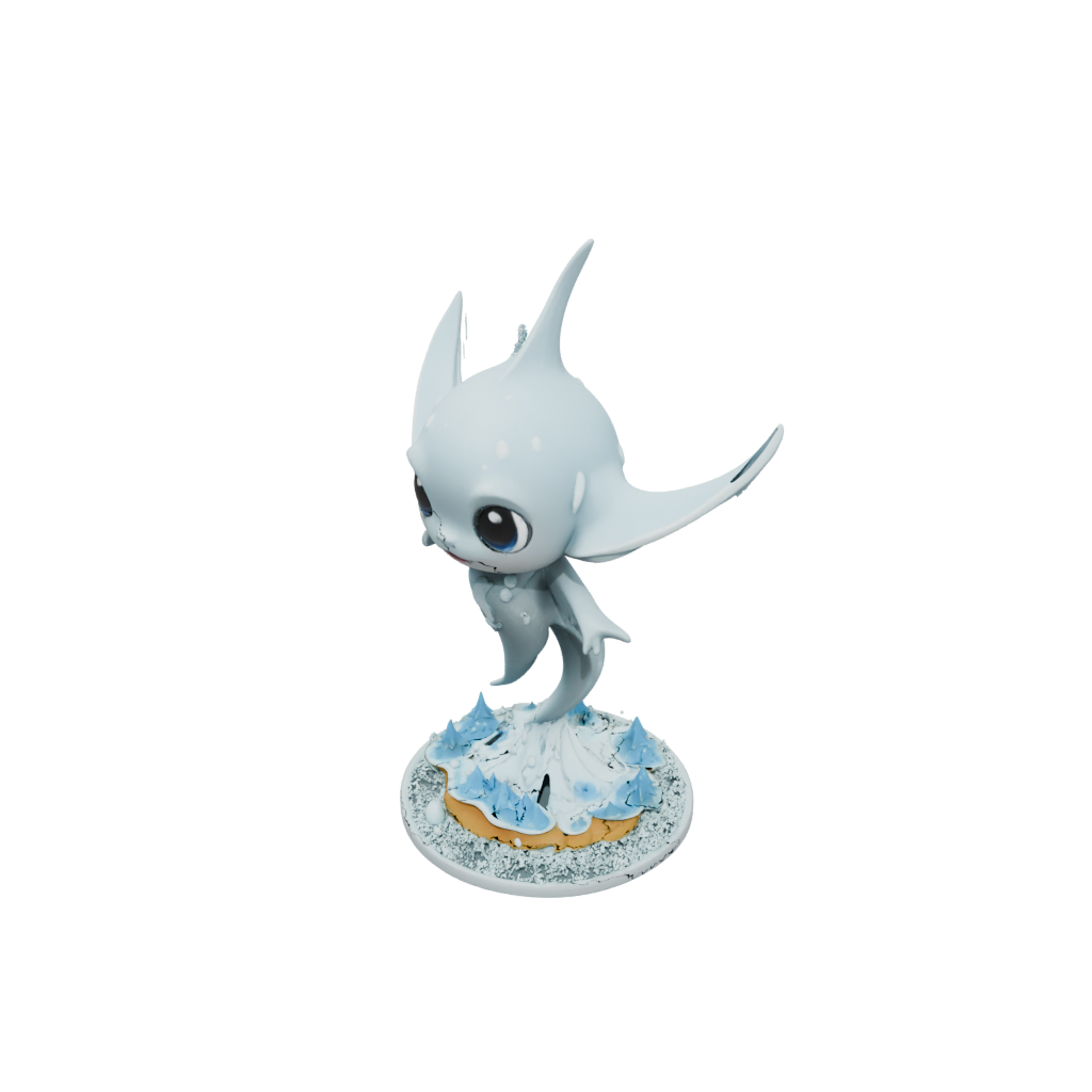 Holiday Chibi Flexi Manta Ray