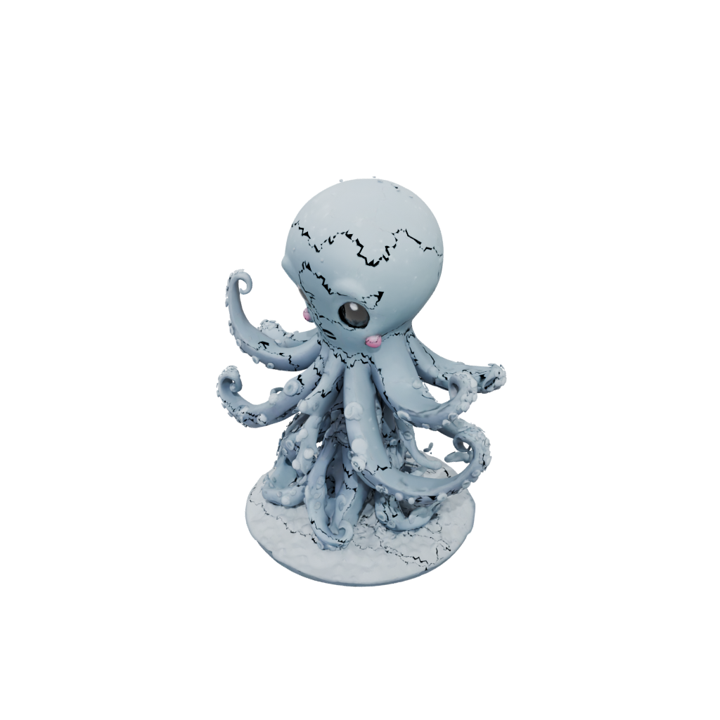 Holiday Chibi Flexi Octopus