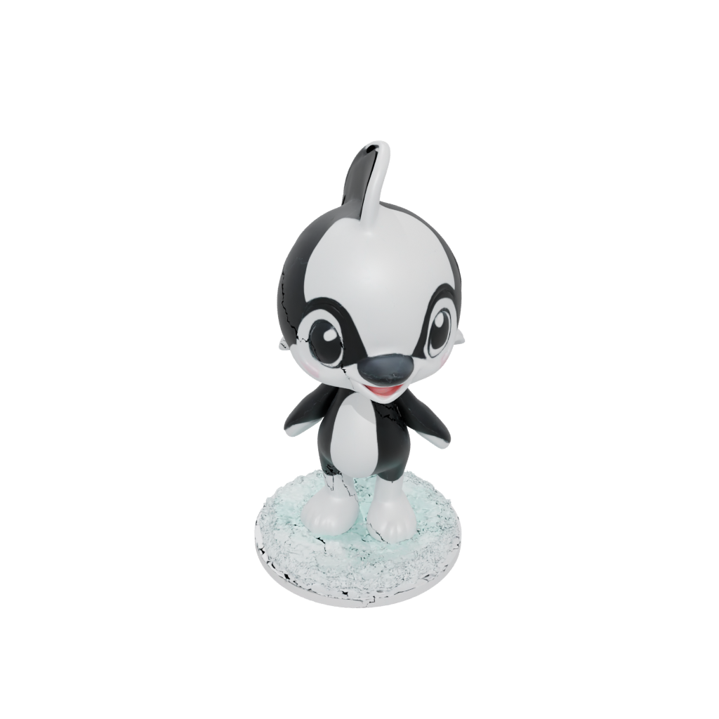 Holiday Chibi Flexi Orca Whale