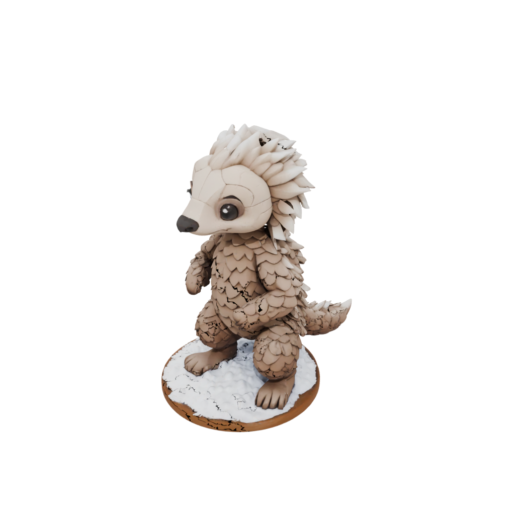 Holiday Chibi Flexi Pangolin