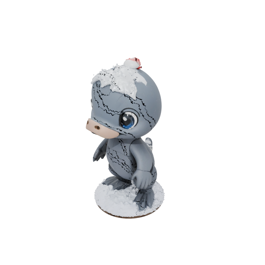 Holiday Chibi Flexi Platypus