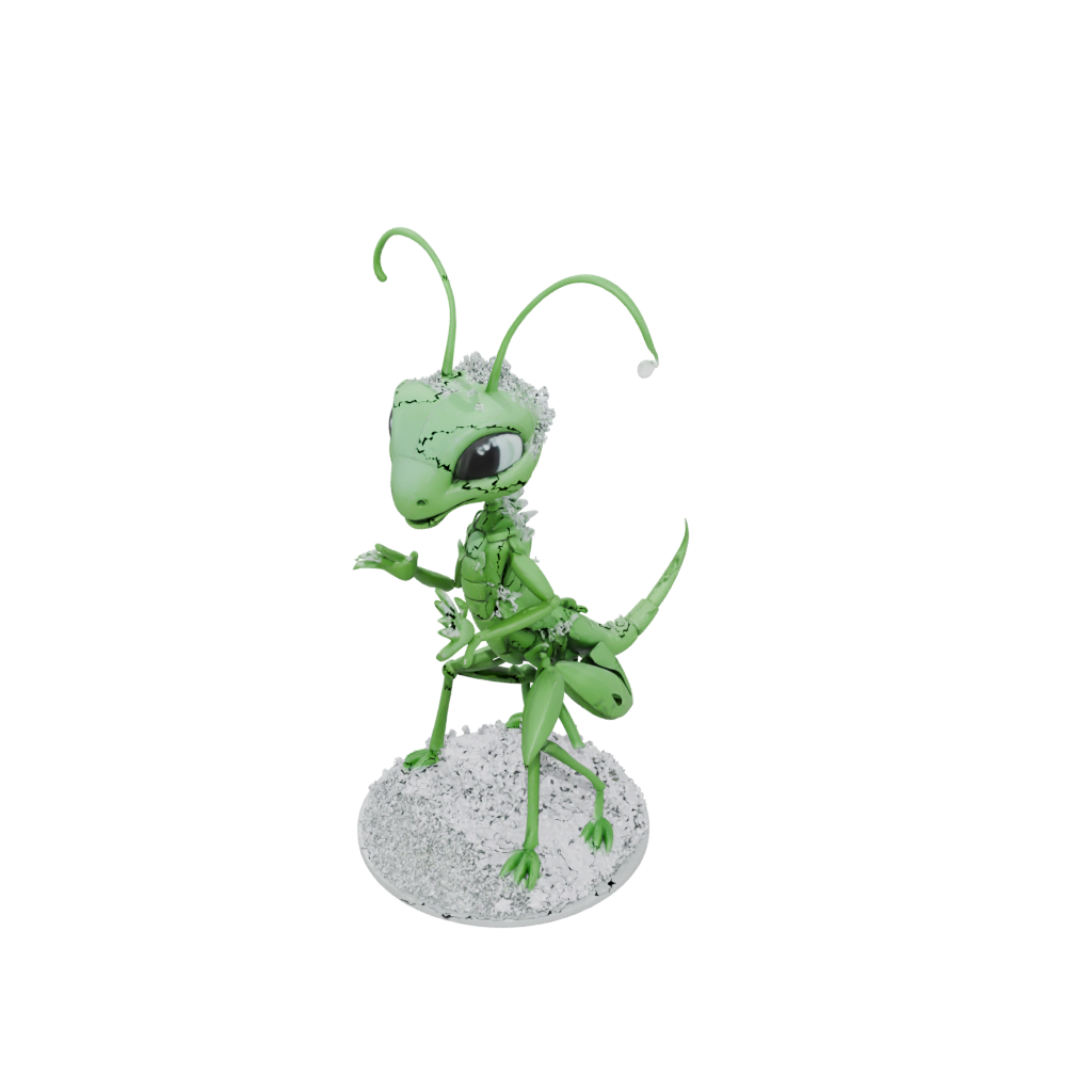 Holiday Chibi Flexi Praying Mantis
