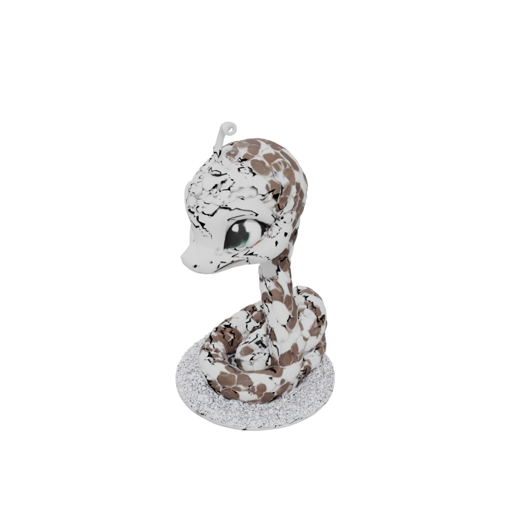 Holiday Chibi Flexi Rattlesnake