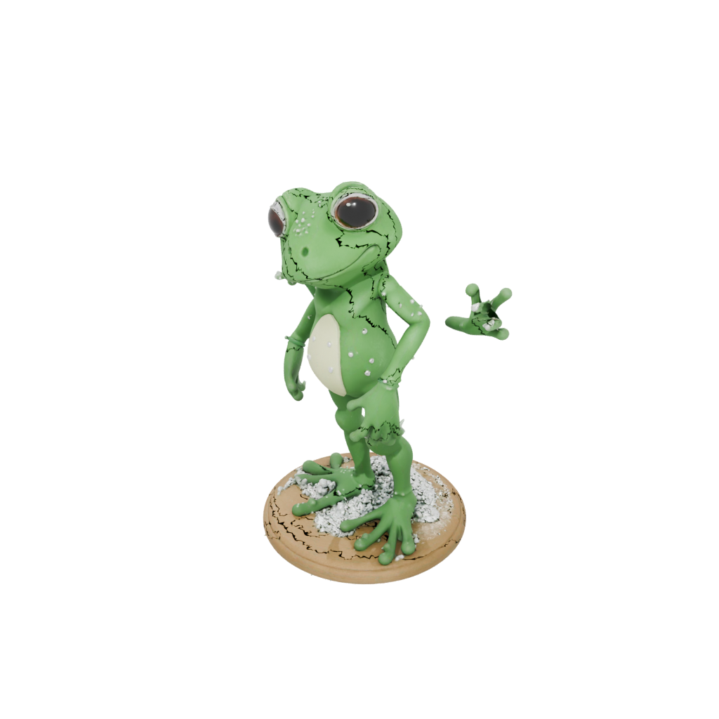 Holiday Chibi Flexi Tree Frog