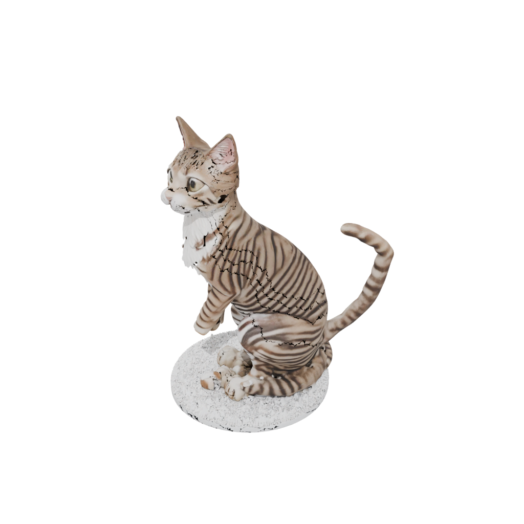 Holiday Flexi Tabby Cat