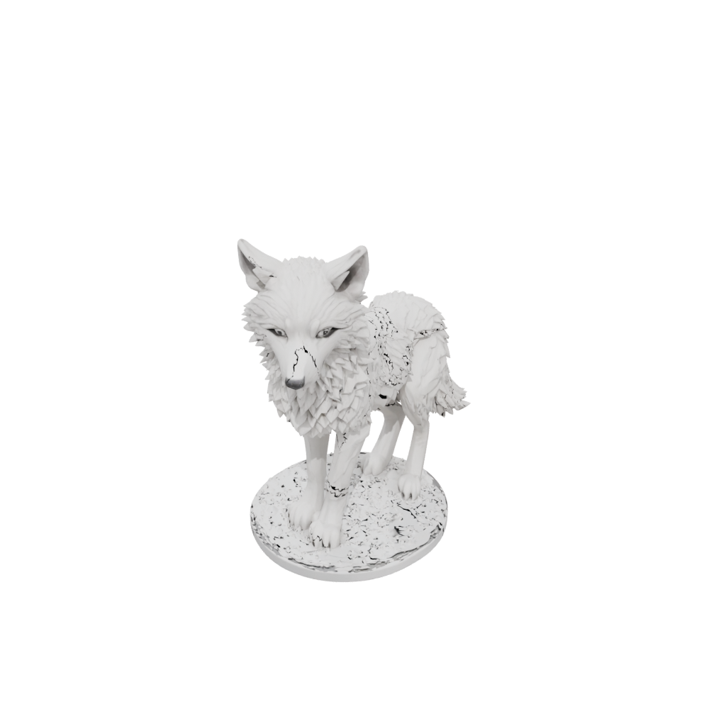 Holiday Flexi Wolf Pup