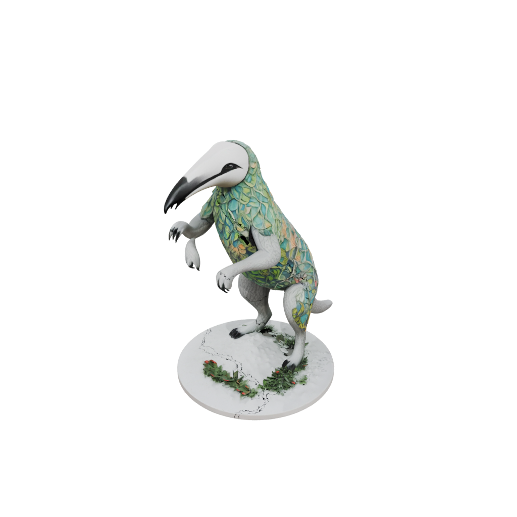 Holiday Floral Flexi Anteater
