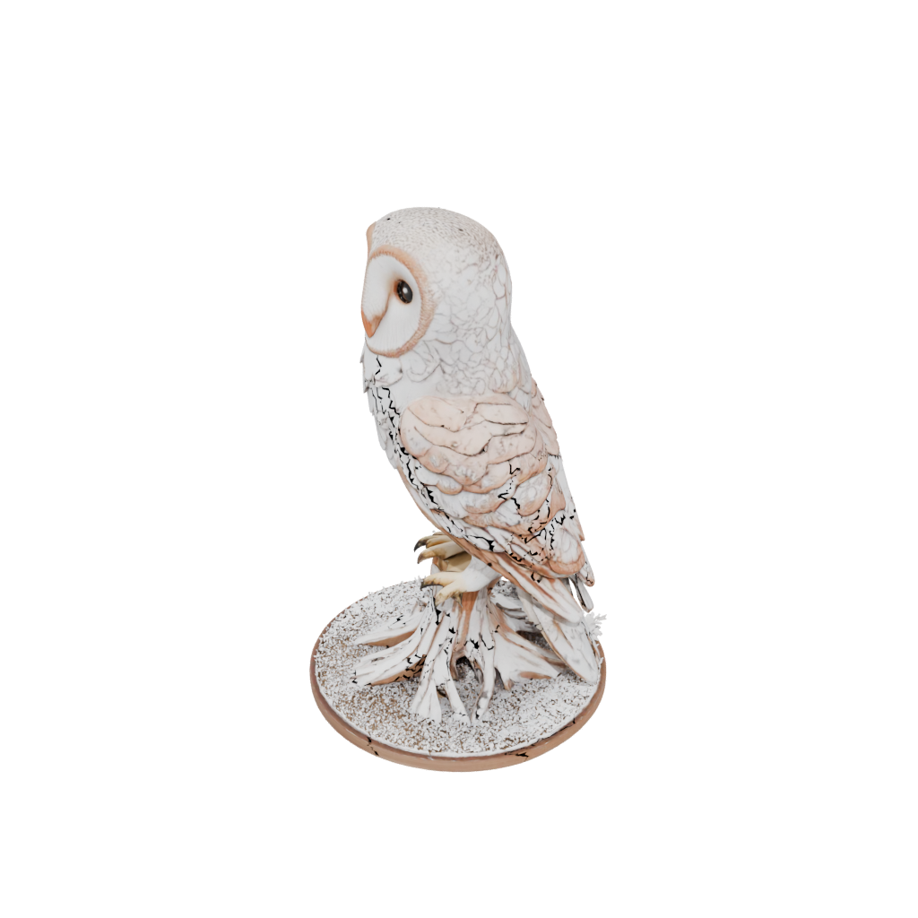 Holiday Floral Flexi Barn Owl
