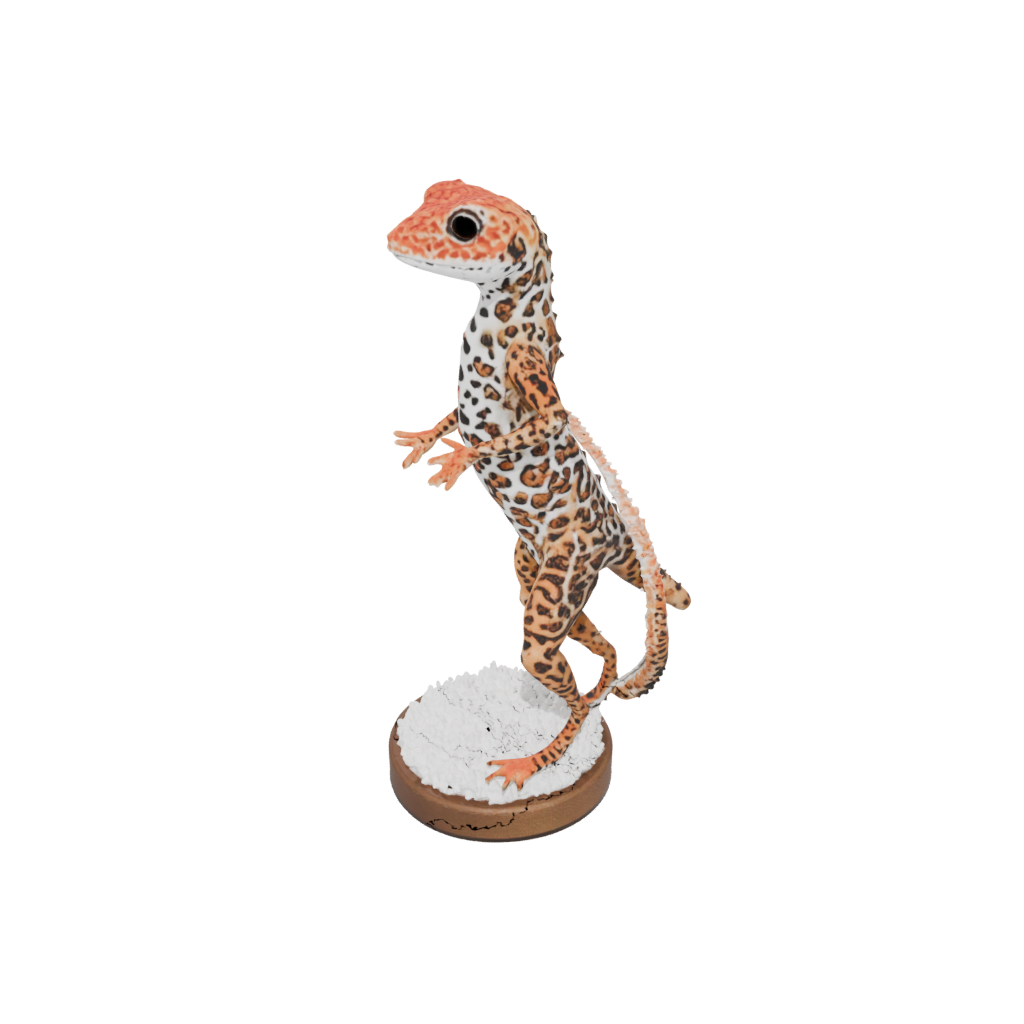 Holiday Floral Flexi Leopard Gecko