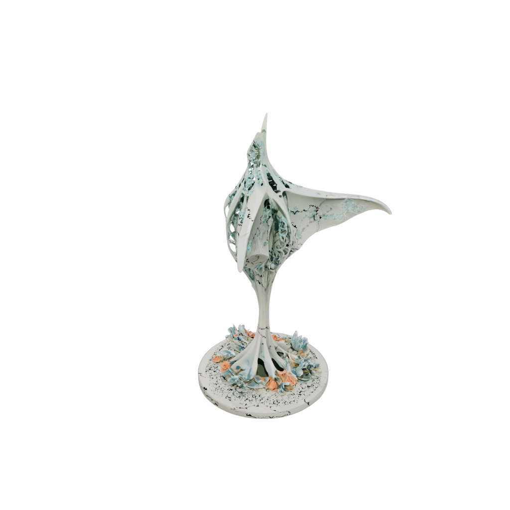 Holiday Floral Flexi Manta Ray