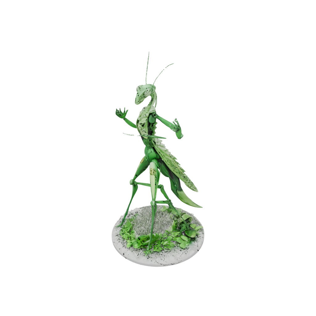 Holiday Floral Flexi Praying Mantis