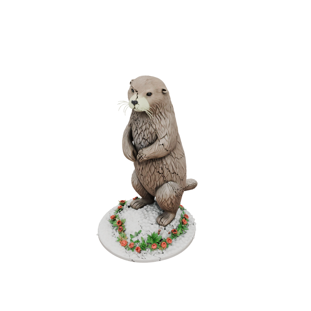 Holiday Floral Flexi Sea Otter