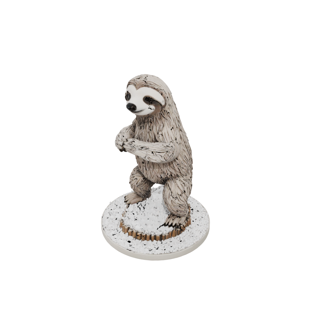 Holiday Floral Flexi Sloth