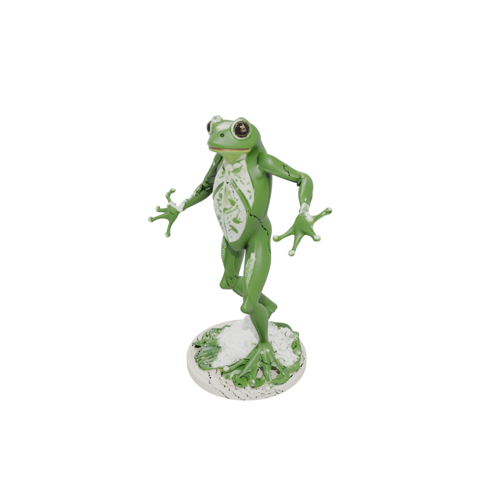 Holiday Floral Flexi Tree Frog