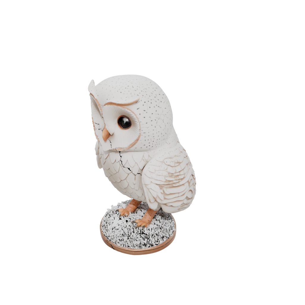 Holiday Kawaii Flexi Barn Owl
